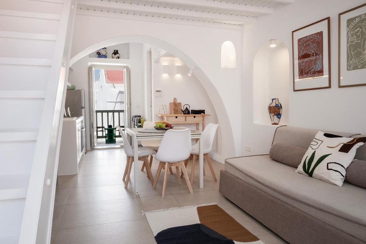 Secret Khora Apartment Mykonos Town Bagian luar foto