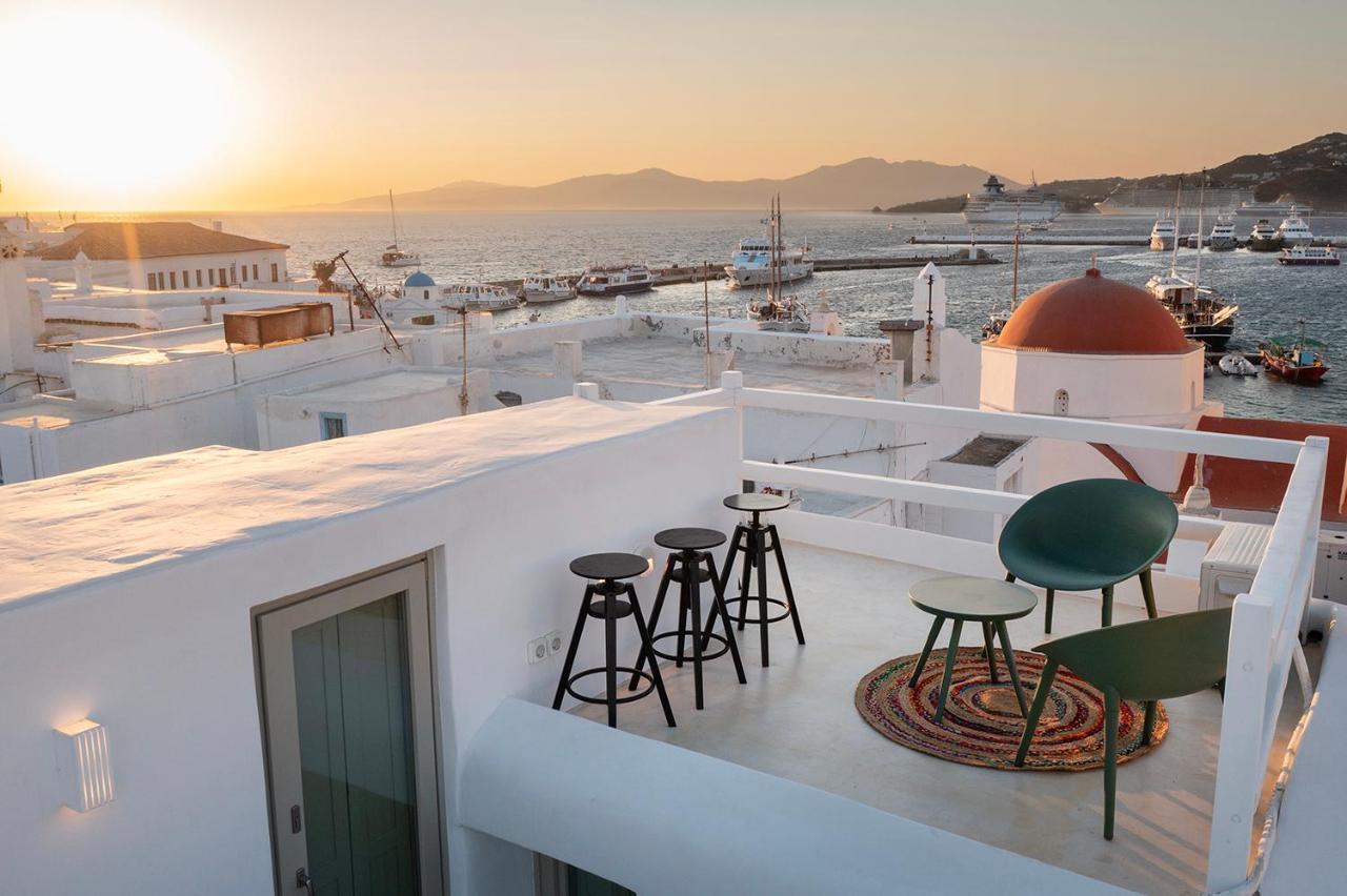 Secret Khora Apartment Mykonos Town Bagian luar foto