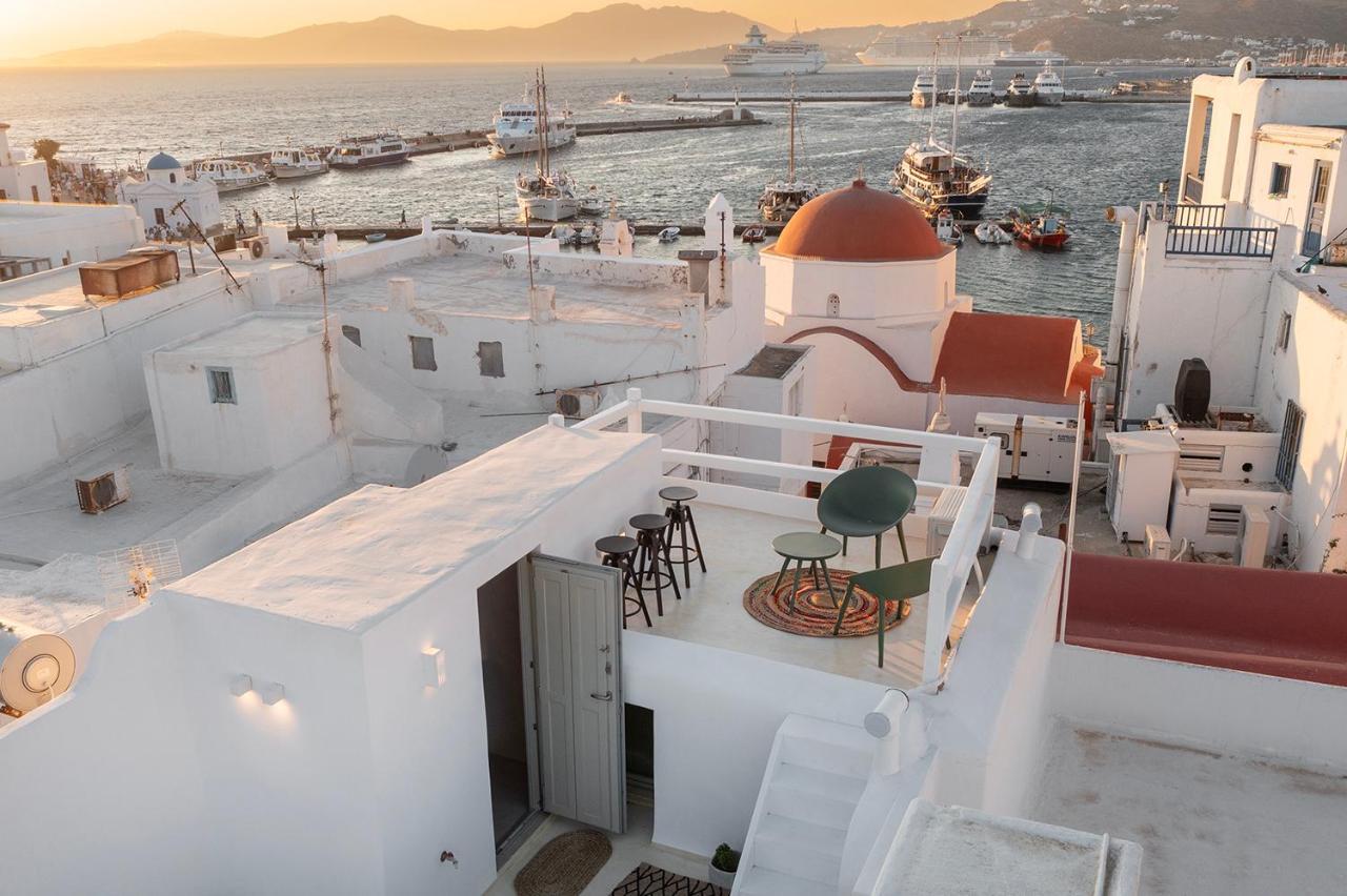 Secret Khora Apartment Mykonos Town Bagian luar foto