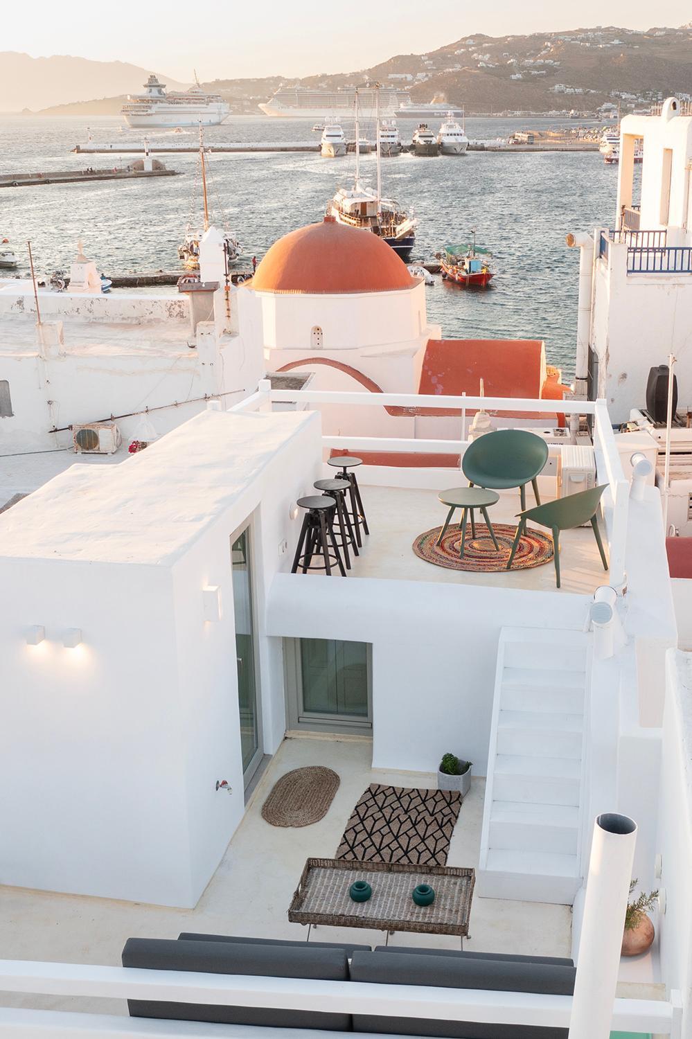 Secret Khora Apartment Mykonos Town Bagian luar foto